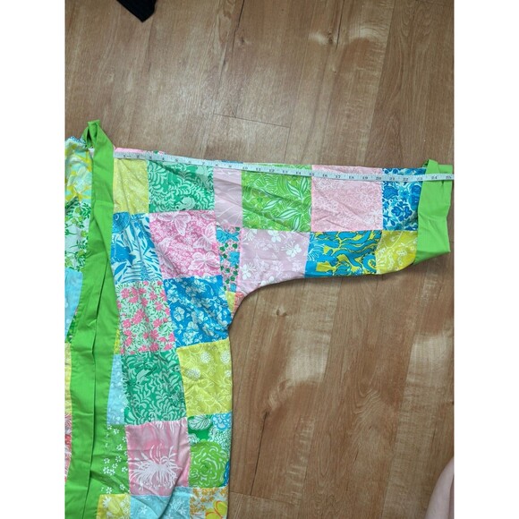 Lilly Pulitzer The Lilly Patchwork Robe Vintage 60s 70s Size Medium Large RARE - Picture 9 of 15
